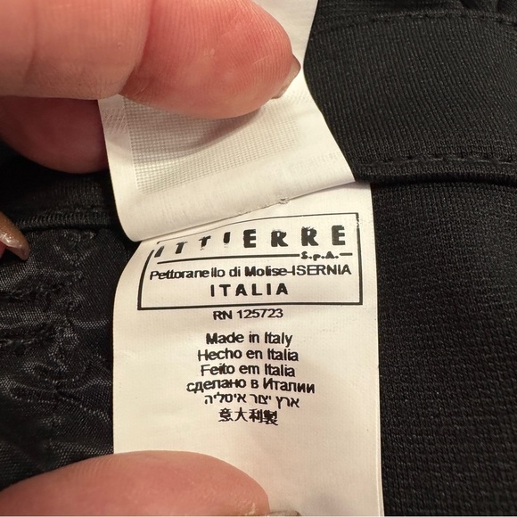 Fiorucci Black High-Rise Tailored Shorts Size IT 44 / US 30 | Made in Italy - Picture 10 of 15